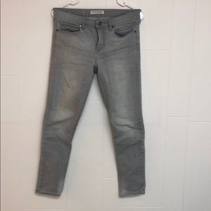 Banana Republic grey skinny ankle jeans size 27